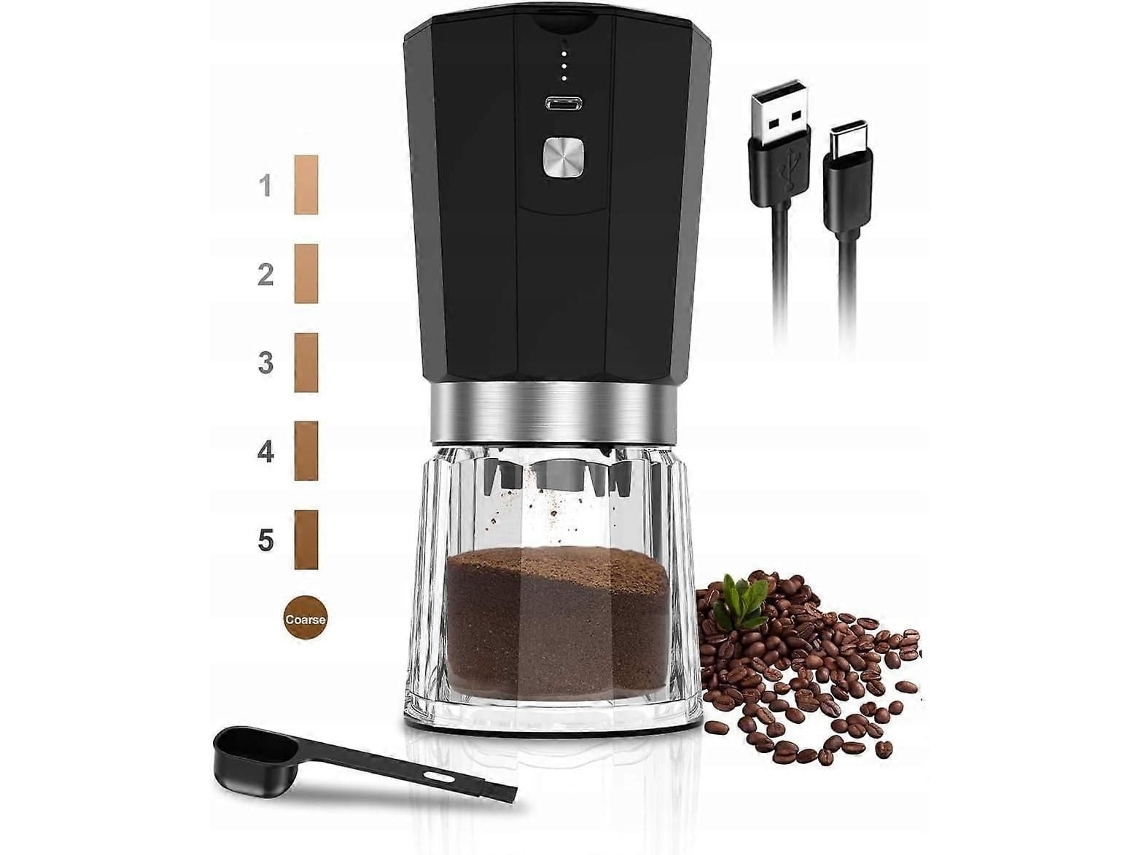 Moedor Elétrico Matmay para Moer Grãos de Café 46 W Preto GOKOCO