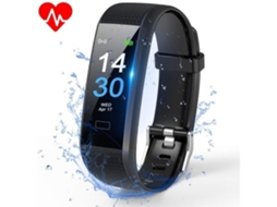 Relógio Conectado Pulseira Pedômetro Smartwatch Cardio Masculino Feminino À Prova Dip68 Água Ip68 Relógio Esportivo Multifuncional Para*