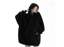 2026 moletom com Capuz Blanket Warm Soft Sherpa Fleece Oversized para Usar como Manta