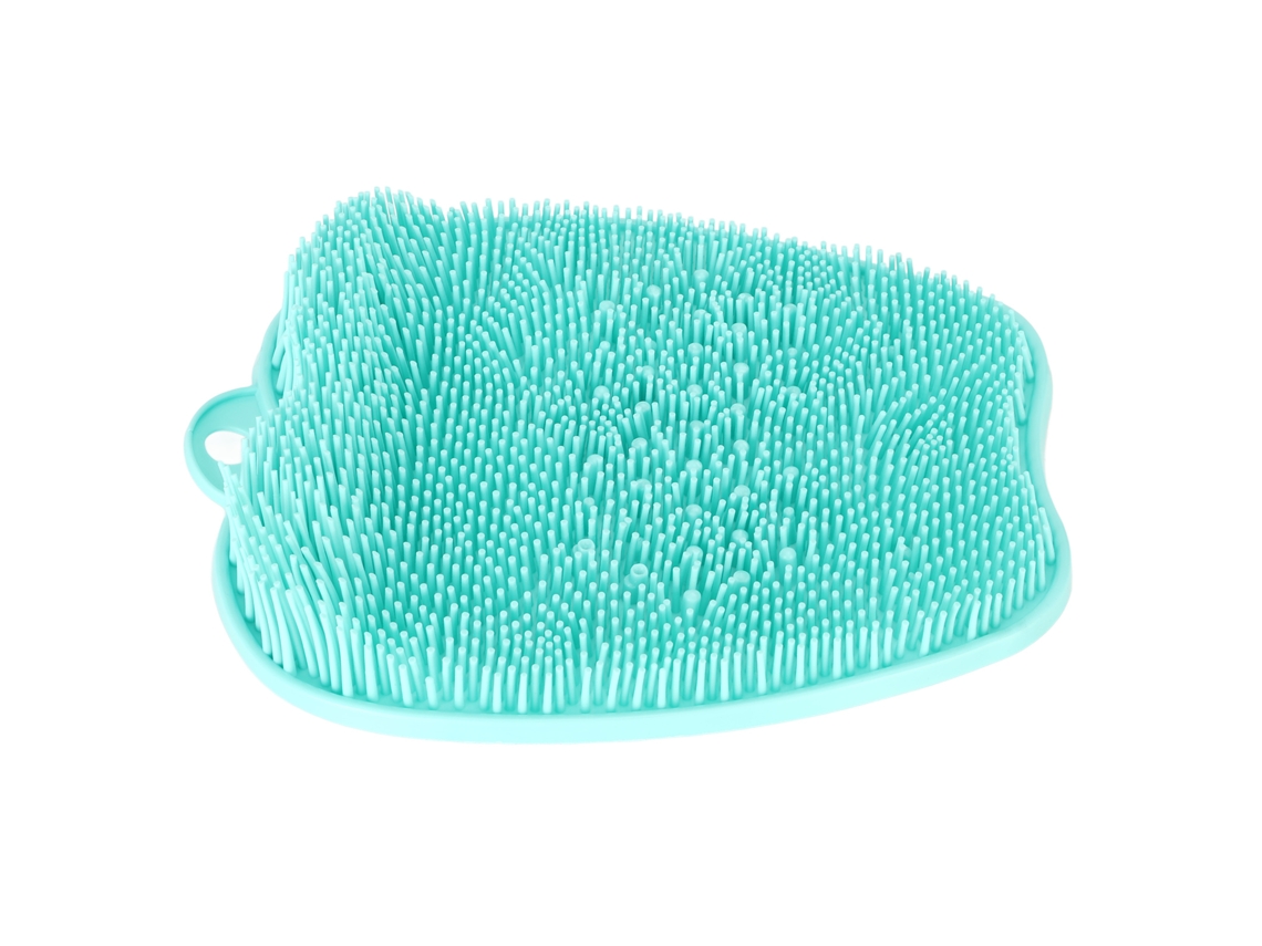 Masajeador De Pies Para Ducha Con Ventosa, Exfoliante De Silicona Suave, Limpieza Profunda Y Circulación Sanguínea, Color Verde