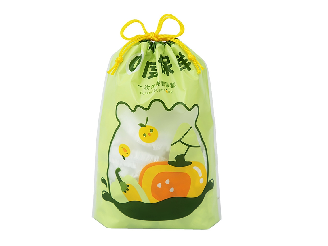 100 Fundas Elásticas Para Alimentos, Tapa Ajustable Para Platos, Bolsas De Conservación, Almacenamiento De Comida