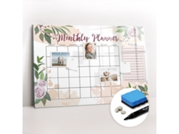 Quadro Magnético Decorativo Planeador De Rosas Para O Escritório Espelharte (90x60 Cm)
