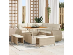 Vidaxl Conjunto De Sofá De Jardim 8 Unid. 7-número De Lugares