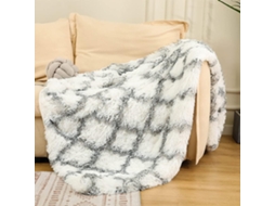 Manta Fansu Crystal Velvet com Estampa Super Macia e Fofa Colcha Lençóis Quentes de Inverno Pele Sintética 80x