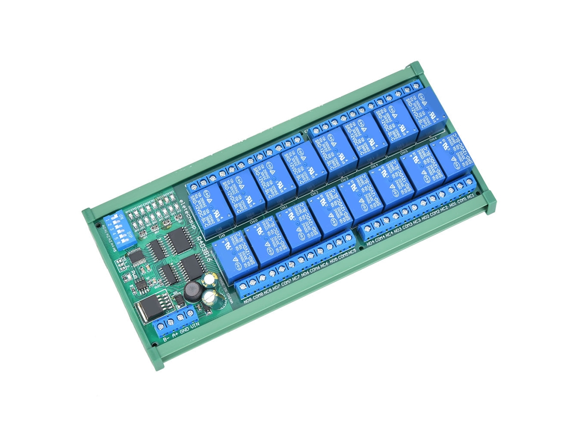 Módulo Expansão Relé 12v 6 Canais Rs485 Plc