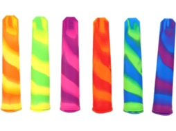 Conjunto De 6 Formas Silicone Para Sorvete