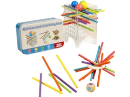 Conjunto De Brinquedos Madeira Coloridos Para Crianças A Partir 3