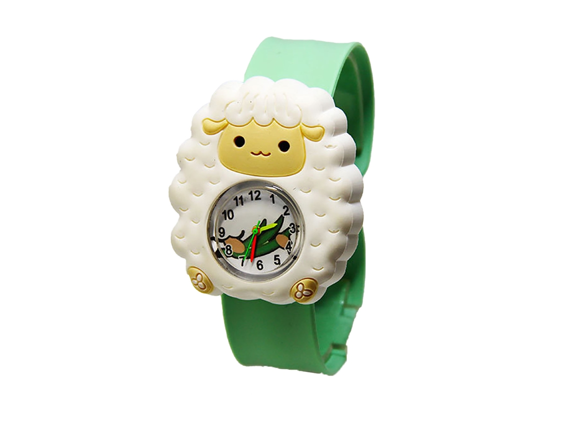 Ats reloj para Niños Seguro Y Cómodo Con Diseño Cartoony Ligero Y Resistente Juguete de Reloj para Niños Y Niñas Oveja