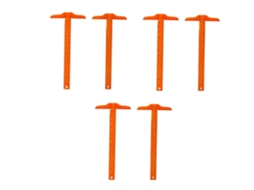 Conjunto De 6 Réguas De Escala Para Desenho: Régua Triangular, Régua