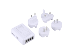 Adaptador de viagem universal com 4 USB EOOCOO