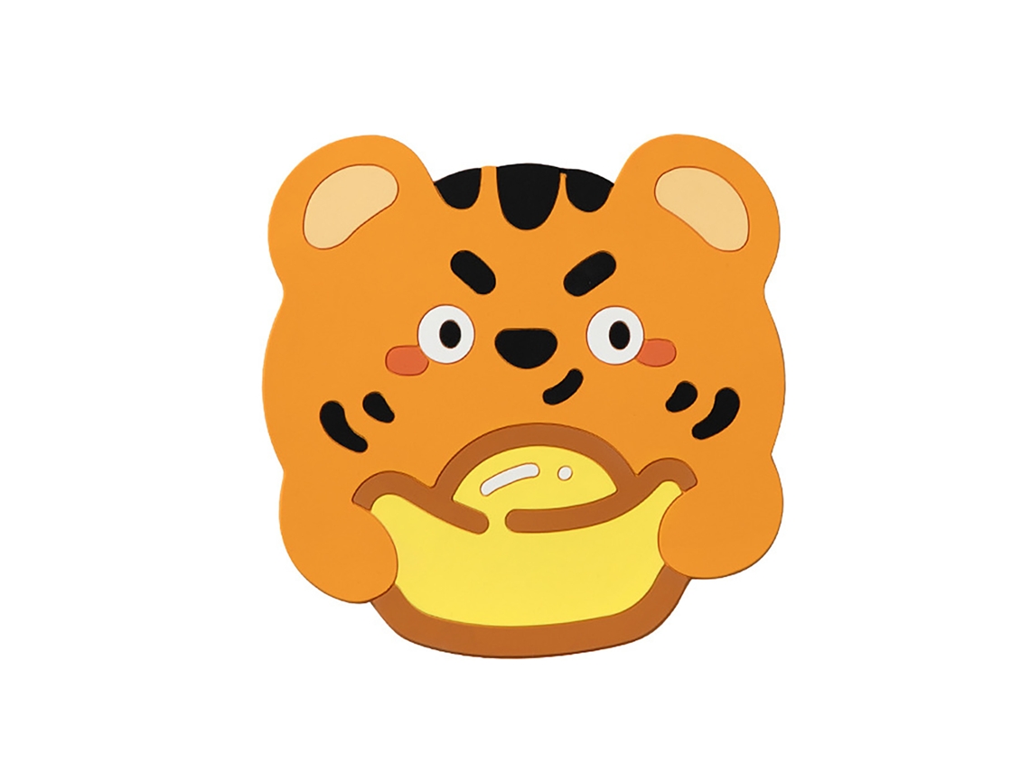 Tapete Para Xícara De Café Com Desenho Animado, Antiderrapante, Fácil Limpar, Isolamento Térmico, Bebidas, Xícaras E Pratos, Tigre Aquaforge