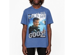 Rockinstone Top Gun Movie Talk To Me Heather Royal Adult T-shirt Size:l