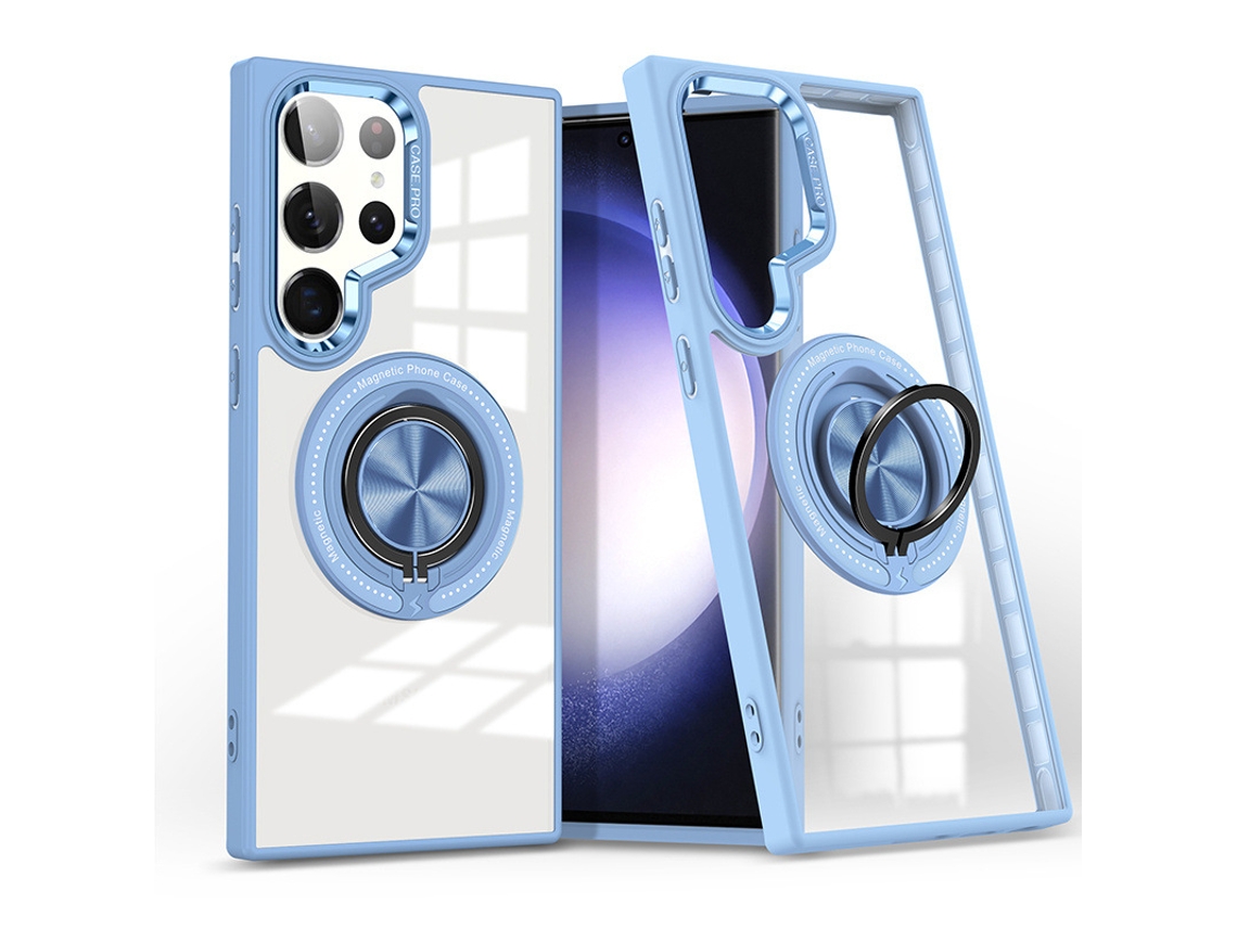Capa Protetora Transparente Anti-queda Para Celular Samsung.far Peak Blue-s26plus