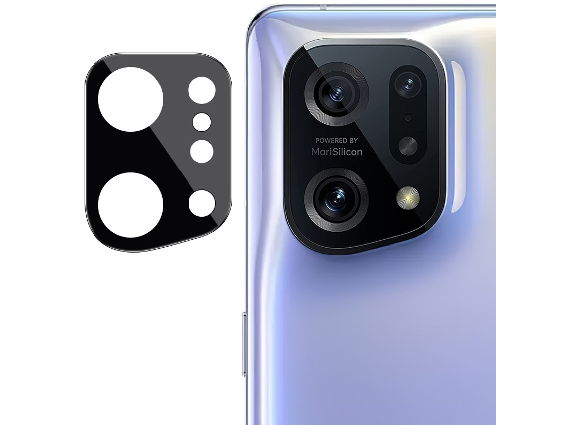 For Oppo Find X5 Imak Rear Câmara Lens Glass Film Black Version
