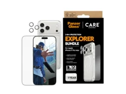 Bundle Proteção 3 em 1 PANZERGLASS 3-1 iPhone 17 Pro Max (Capa + Película + Protetor Câmara)