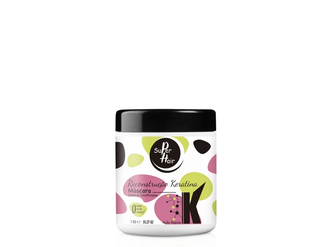 Máscara REAL NATURA Super Hair Reconstrução Keratina