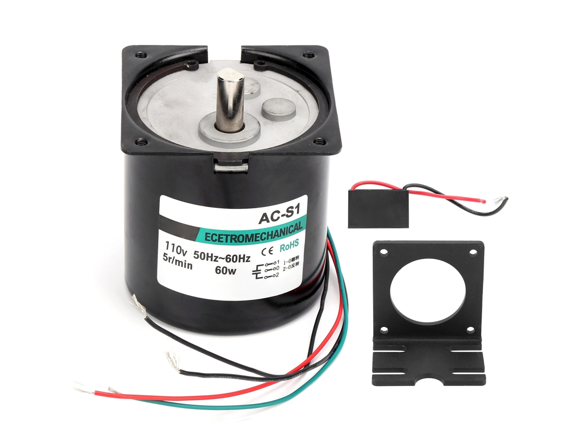 Motor Síncrono de Ca 60w 5rpm S/MARCA