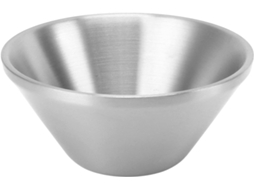 Saladeira Em Aço Inoxidável 304, Tigela Redonda De Metal Com Dupla Camada, Elegante Tigela Para Mist Gokoco