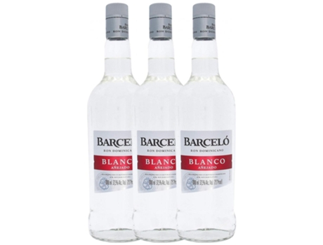 Rum BARCELÓ Barceló Blanco Añejado (1 L - 3 unidades)