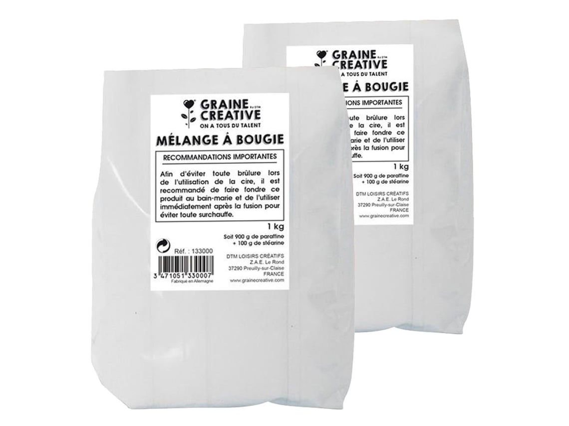Cera para fazer velas 2 kg GRAINE CRÉATIVE