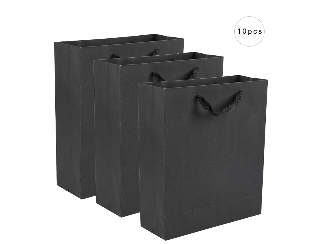 Sacolas De Papel Kraft Com Alça Para Compras E Presentes