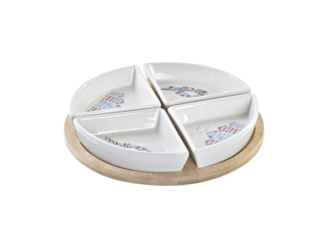 Kit de Aperitivos DKD HOME DECOR (Bambú - Multicor)