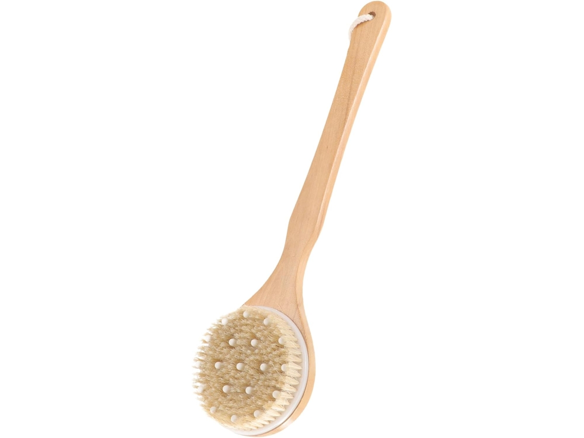 Escova De Banho Ergonômica Collbath Com Cabo Longo Para Corpo E Costas, Esfoliante Leve E Portátil, Ideal Para Cuidados