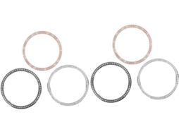 6 Peças De Anel Proteção Para Moldura Relógio, Capa Smartwatch,