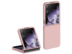 Compre Capa Protetora Ultrafina E Rígida Para Xiaomi Mix Flip 5g, Rosa, Com Toque De Pele
