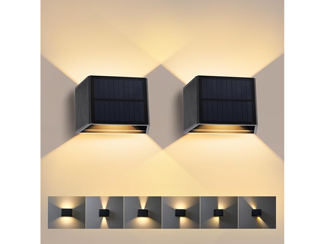 Luzes Solares Neon Decoração Para Jardim