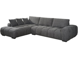 Sofá De Canto Em Tecido Monceau 3 Lugares Cinza Habitat Et Jardin
