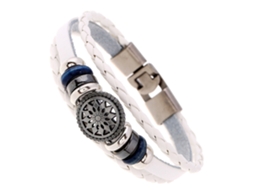 Pulseira De Falso Couro Estilo Punk Vintage