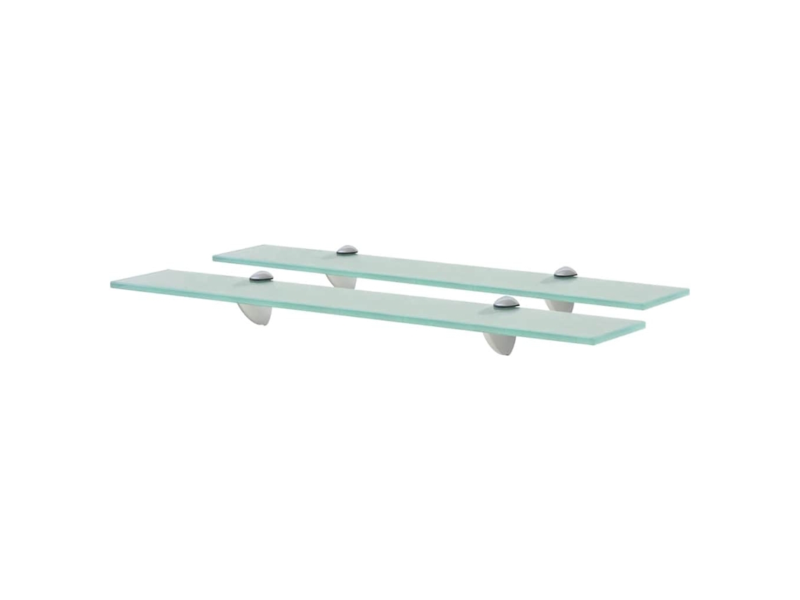 Vidaxl Prateleiras Flutuantes 2 Pcs Vidro 60x10 Cm 8 Mm