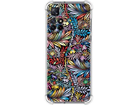 Capa para Xiaomi Redmi Note 11s 5G TUMUNDOSMARTPHONE Desenhos Anti golpes Flores 04 Multicor
