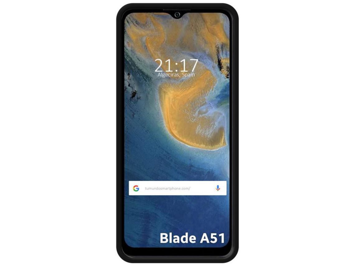 Capa para ZTE Blade A51 TUMUNDOSMARTPHONE Silicone Líquida Preto