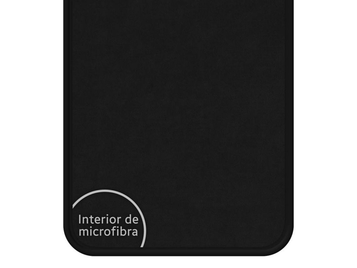 Capa para ZTE Blade A51 TUMUNDOSMARTPHONE Silicone Líquida Preto