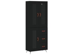 Highboard, Highboards Vidaxl Preto Madeira Processada (n/a)