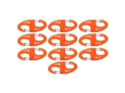 Gancho Chaveiro S/8 Forma Laranja 10pcs