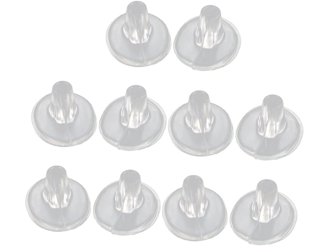 Protetores De Dedos Partykindom, Almofadas Transparentes E Respiráveis, 5 Pares, Protetores De Gel Antiderrapantes Para
