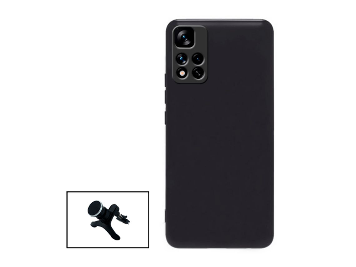 Capa para Xiaomi Redmi 10 PHONECARE Silicone Líquido Magnética Preto