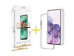 Pack 2 Películas 2.5D + Capa SKYHE para Samsung Galaxy A73 5G Dupla 360º Transparente Clear
