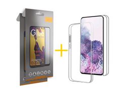 Kit 2x Película de Vidro Temperado Full + Capa SKYHE Samsung Galaxy A13 5G Dupla 360º Transparente Clear