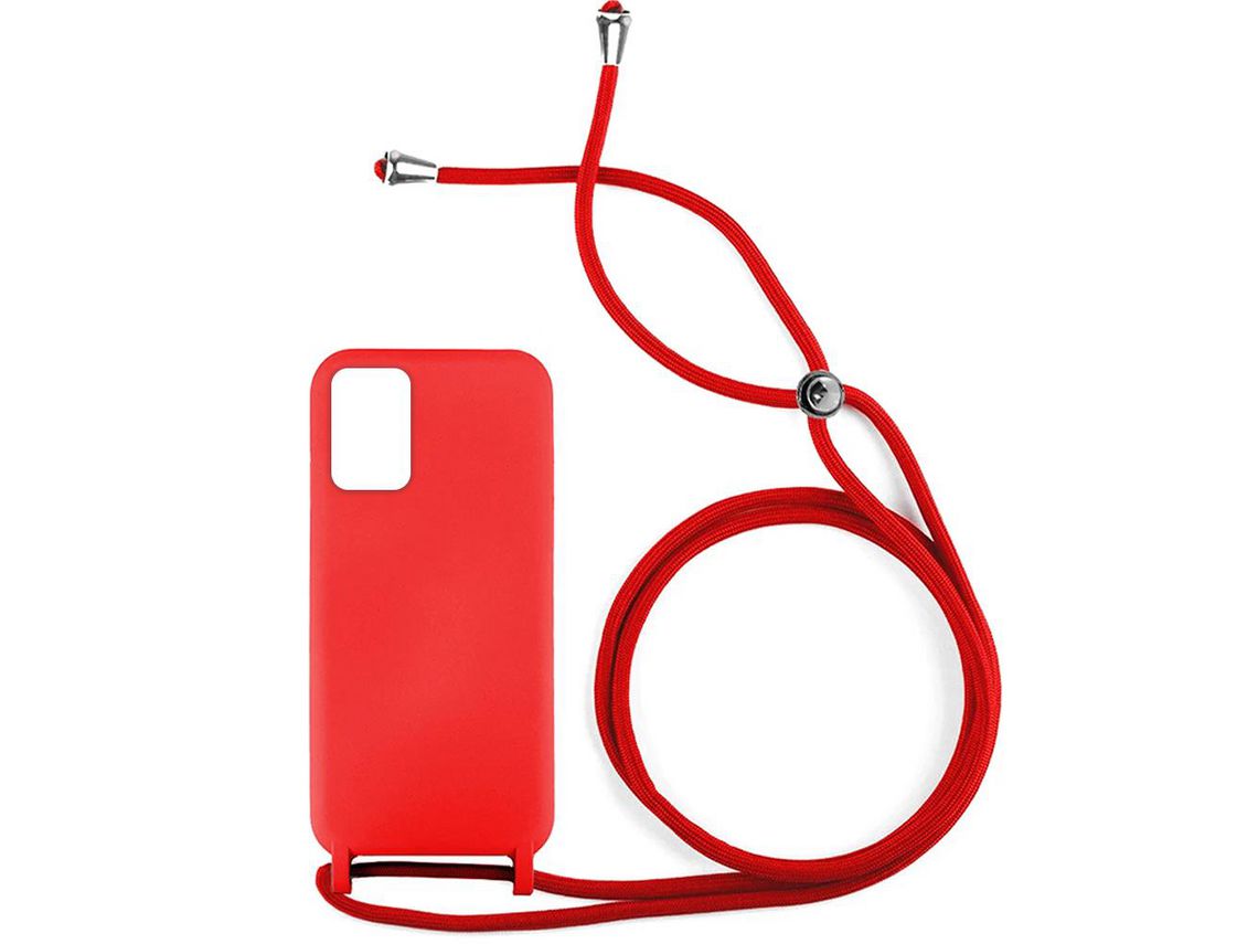 Capa ACCETEL para Xiaomi Redmi Note 10 Pro Gel Rope Vermelho