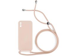 Capa SKYHE para para Apple iPhone / XS Gel Rope Rosa Pastel