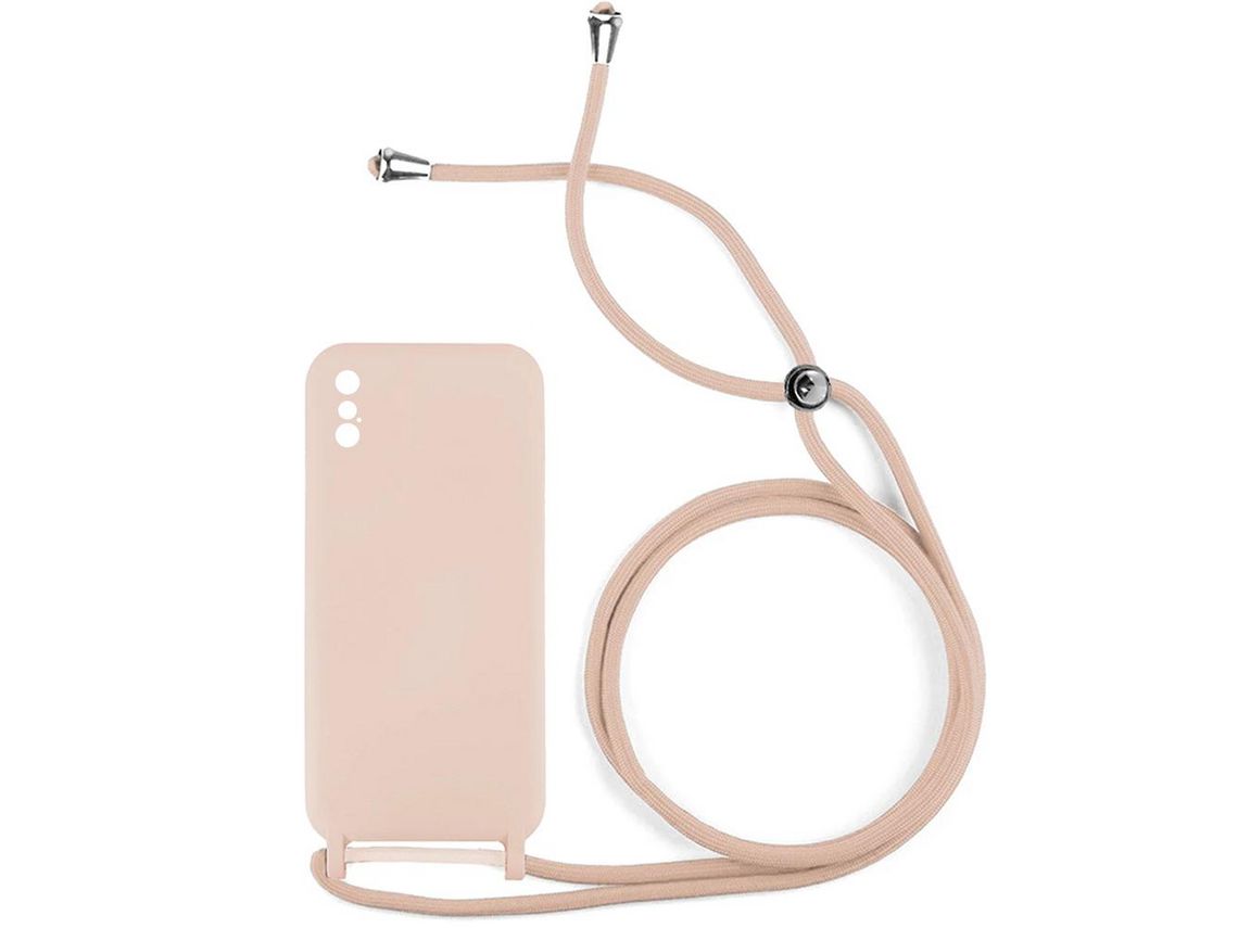 Capa SKYHE para para Apple iPhone / XS Gel Rope Rosa Pastel