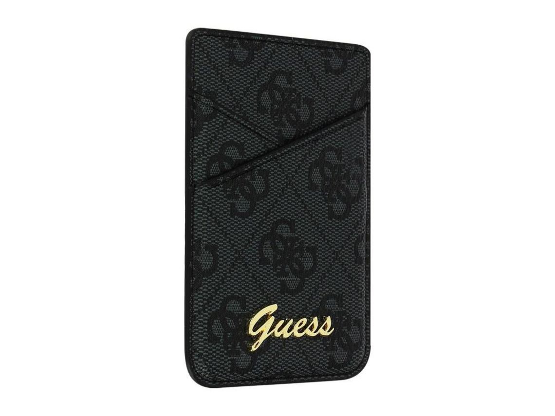 Carteira Carteira com Magsafe de Pele GUESS para iPhone 12 em Cor Cinzento GUWMS4GTLBK