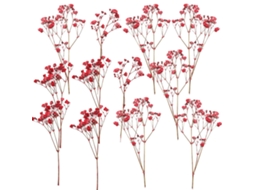 12 Flores Secas De Aliento De Bebé Para Decoración Diy