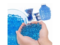 Rebe-50.000 Balas De Gel Para Blaster 7-8mm Azules Ecológicas Perlas De Agua Para Juegos Infantiles