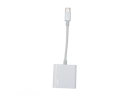 Leitor de Cartão Usb 3.0 2 em 1,30 Mb/s, Pronto para Uso, para Microsd, Compatível com Celulares e Tablets AQUAFORGE