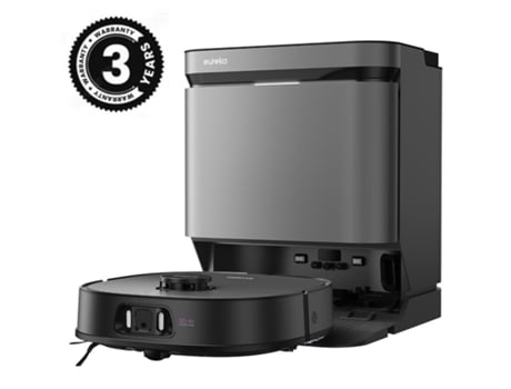 Aspirador Robot Eureka J15 Ultra Pro Com Base Autoesvaziante 16200pa Lavagem A Água Quente Secagem Rápida Anti Enrolamento E Navegação Ai